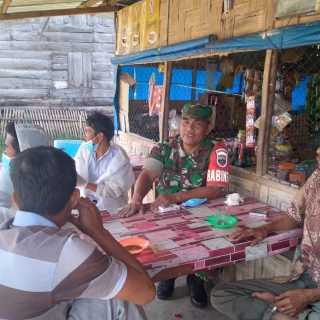 JALIN KOMUNIKASI YG BAIK BABINSA KOMSOS BERSAMA WARGA BINAAN.