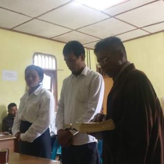 Pejabat Desa Pegagan Julu VIII Melantik Dua perangkat Desa Yang Baru