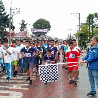 Dalam Rangka Memeriahkan Hari Sumpah Pemuda Ke 94,DPD KNPI Dairi,Gelar Lomba Marathon ,5 Km Tinggkat SLTA