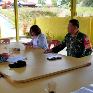 Pererat Silaturahmi, Babinsa Koramil 01 Sumbul  Anjangsana Ke Perangkat desa