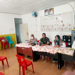 Danramil 02 Sidikalang Dan Kapolsek Sidikalang Kota Melakukan Monitoring Ke Kecamatan Berampu