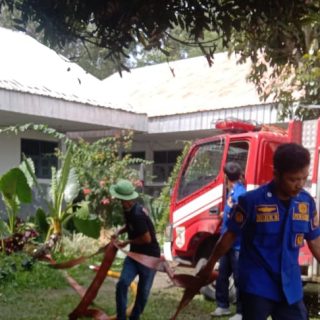 Gudang Sekolah SMA  Negeri 1 Adian Nangka Terbakar