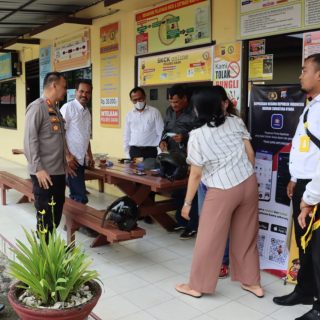 Optimalkan Pelayanan Publik, kapolres Dairi lakukan Pengecekan Rutin Di setiap Ruangan Yanlik
