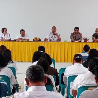 Babinsa Koramil 01 Sumbul Serda Jasa Ranto Simamora Hadiri Rapat Panitia Natal Kecamatan