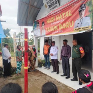 Babinsa Koramil 01 Sumbul Laksanakan Pendampingan Pembagian BLT DD