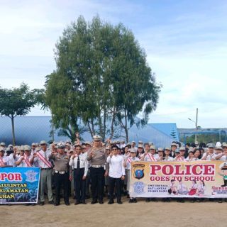 “Go To school” Kasat Lantas Polres Dairi Berikan Edukasi Tertib Berlalu lintas