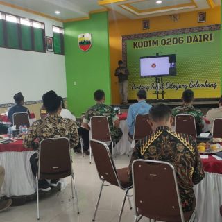Kodim 0206/Dairi Gelar Sosialisasi Program Pembentukan Komponen Cadangan ( KomCad )