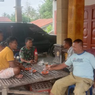 Babinsa Koramil 05 Tanah Pinem,Jalin Keakraban Dengan Warga Binaan&nbsp;
