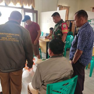 Babinsa Koramil 07 ,Hadiri Pendataan Inventaris Bantuan Petalatan Pertanian Untuk Gapoktan Di Desa Salak
