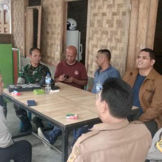 Terkait Berita Yang Di Duga Hoax Tentang Maraknya Judi ,Kasat Reskrim,Dansub POM Dan Pasintel Kodim 0206 Dairi Turun Ke Lokasi.