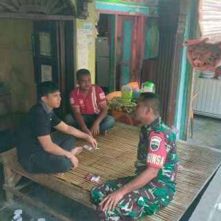 Giat Komsos Babinsa Koramil 05 Tanah Pinem Bersama Warga,Harapkan Situasi Aman Dan Tertip