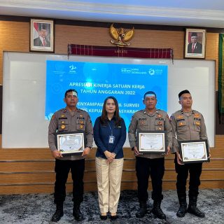 Polres Dairi Peroleh Penghargaan Juara 1 IKPA Dari KPPN Sidikalang