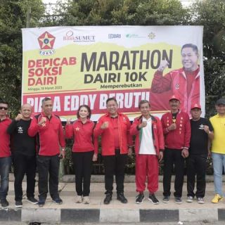 834 Peserta Ikut Lomba Maraton Memperebutkan Piala Ekab,Bupati Dairi Beri Pujian