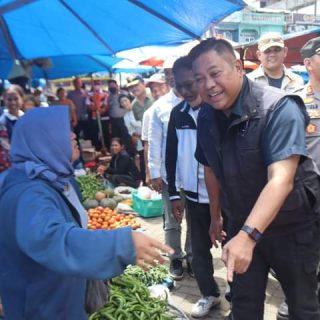 Cek Ketersedian Stok Pangan Di Pusat Pasar,Ini Kata Bupati Dairi