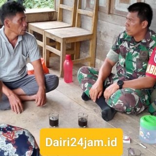 Mempererat Silahturahmi,Babinsa Koramil 05 Tanah Pinem,Anjangsana Kerumah Warga Binaan