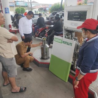 Cek Kouta BBM Saat Mudik Lebaran,Sat Reskrim Polres Dairi Cek Ketersedian BBM Di Spbu