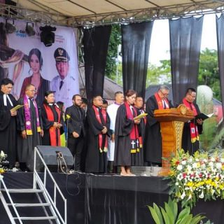 Dihadiri Ratusan Jemaat, Perayaan Paskah Oikumene Dairi Berlangsung Meriah