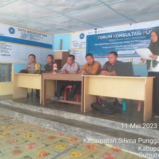 Babinsa Bersama Bhabinkamtibmas Polsek Parongil Hadiri FKP Pendataan Awal Regsosek Desa Uruk Blin