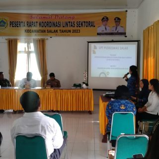 Mewakili Danramil,Babinsa Hadiri Rapat Koordinasi Lintas Sektoral