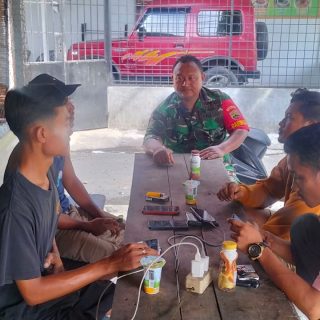 Komsos Dengan Tokoh Pemuda,Ini Kata Babinsa Koramil 05 Tanah Pinem