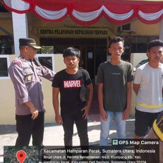 Polsek Hamparan Perak Berhasil Mengungkap 4 Orang Komplotan Genk Motor INSIEME