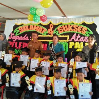 Kepala Desa Palipi Melepaskan Peserta Didik Paud PALIPI STAR,Ini Yang Di Katakan Kepala Desa