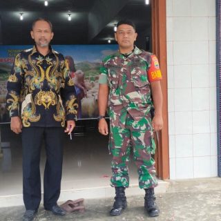 Pastikan Berjalan Aman Dan Lancar,Babinsa Laksanakan Pengaman Gereja
