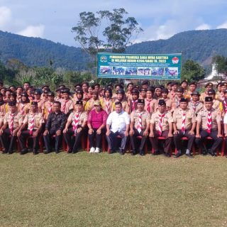 Kodim 0206 Dairi,Gelar Upacara Pembinaan Saka Wira Kartika