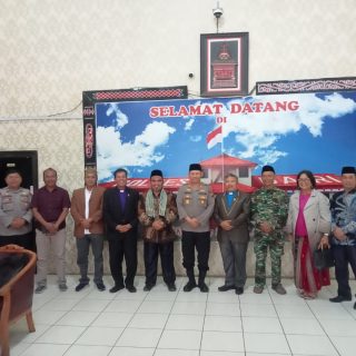 Polres Dairi Bersama Dengan Tokoh Agama, Ikuti Doa Bersama Lintas Agama