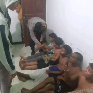 9 Bocah Pelaku Tawuran Dengan Senjata Tajam di Mabar Hilir Diamankan Petugas