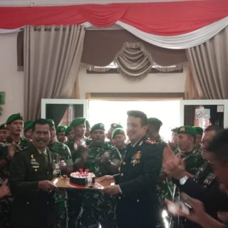Personil Kodim 0206/Dairi Hadiri Upacara HUT Bhayangkara Ke77 Di Mapolres Pakpak Bharat