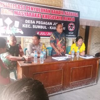Beri Sosialisasi Bahaya Narkoba, Ini Harapan Babinsa Koramil 01/SBL
