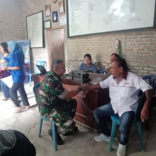 Perbaharui data wilayah Babinsa Koramil 01/Sbl laksanakan Puldata Ter