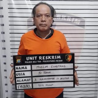 Sat Reskrim Polsek Deli Tua Ringkus Bandar Judi Togel