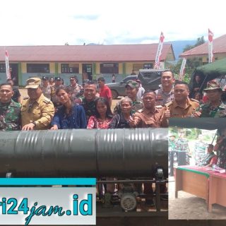 Tim Wasev Mabesad  TNI Kunjungi Lokasi TMMD 118 Wilayah Kodim 0206 Dairi.