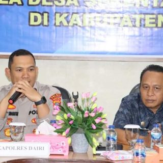 Bahas Kesiapan Dalam Pemilihan Kepala Desa,Plt Kapolres Dairi Coffe Morning Bersama Instansi Terkait