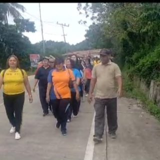 Personil Koramil 05 Tanah Pinem Lakasanakan Giat Olah raga Bersama Forkompinca