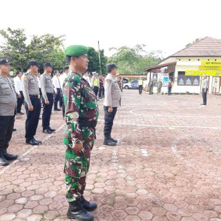Personil Kodim 0206 Dairi Ikuti Ops Zebra Di Mako Polres Pakpak Bharat