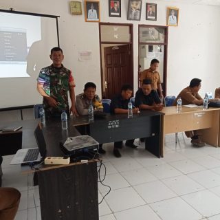 Babinsa Koramil 06 Kerajaan Hadiri Musdes Dalam Rangka Perubahan APBDes 