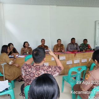 Babinsa Koramil 05 Tanah Pinem,Hadiri Acara Lintas Sektoral Kecamatan.