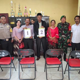 Babinsa Koramil 03 Parongil Hadiri Rapat Penetapan Nomor Urut Kepala Desa