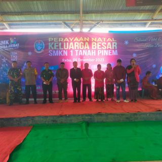 Pj.Danramil 05 Kuta Buluh, Hadiri Perayaan Natal SMKN 1 Tanah Pinem.