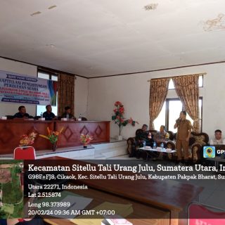 Babinsa Koramil 07 Salak menghadiri Pembukaan Rapat Pleno Rekapitulasi Hasil Perhitungan Perolehan Suara Dan Penetapan Hasil Pemilu 2024