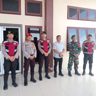 Pengamanan Ketat Rapat Pleno Terbuka Rekapitulasi Penghitungan Hasil Perolehan Suara Tingkat Kabupaten Pakpak Bharat