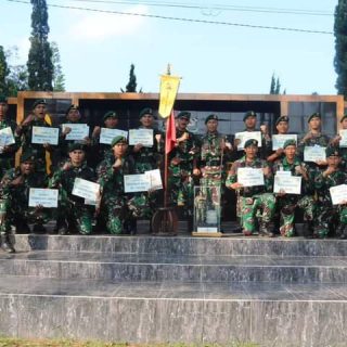 Tutup Lomba Antar Kompi,Ini Di Sampaikan Danyonif 411 Kostrad