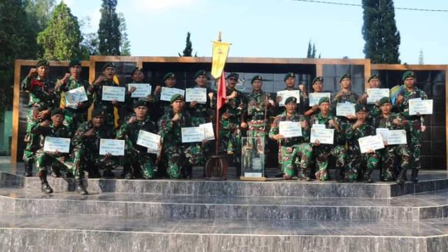 Tutup Lomba Antar Kompi,Ini Di Sampaikan Danyonif 411 Kostrad