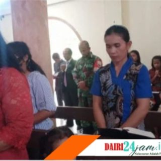 Ikut Serta Dalam Beribadah,Babinsa Juga Laksanakan Pengamanan Gereja