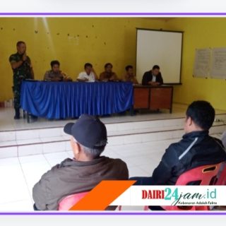 Babinsa Koramil 07 Salak Hadiri Musdes Pengesahan RKP Desa