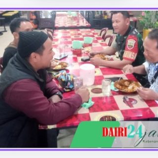 Babinsa Koramil 01/ Sbl Komsos Dengan Warga Pegagan Julu V