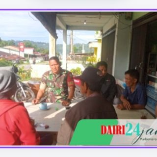 Jaga Hubungan Baik, Babinsa Komsos Dengan Warga Desa Binaan